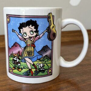 Betty Boop "Sound of Music" Maria Film Mug 1997 King Features Simson Giftware